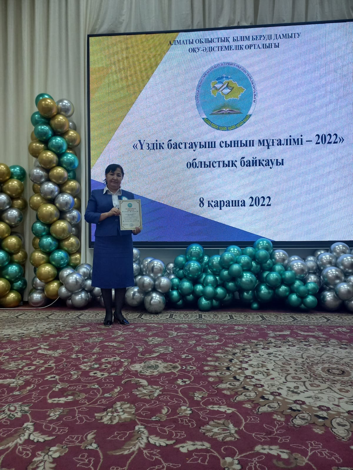 "Үздік бастауыш сынып мұғалімі -2022"  облыстық байқауы